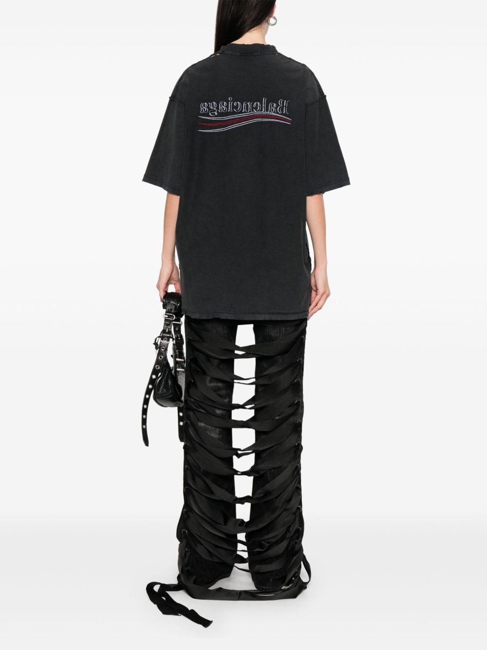 Balenciaga T-Shirts And Polos Black