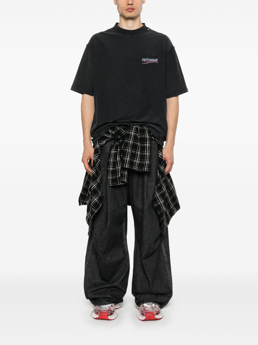 Balenciaga T-Shirts And Polos Black