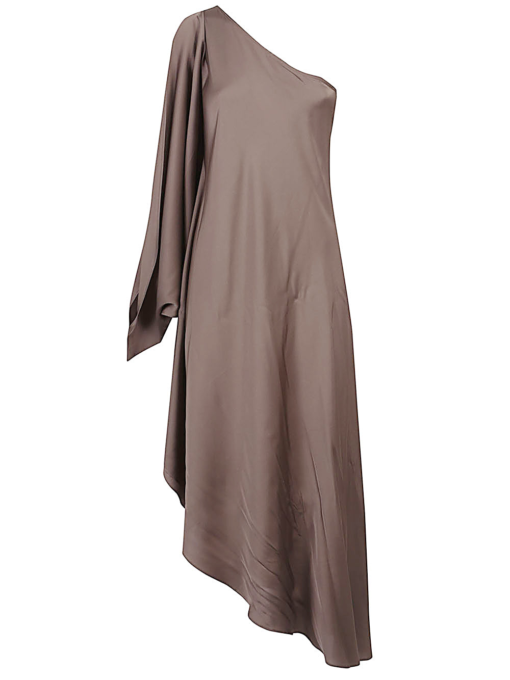 Silk95five Dresses Brown Silk Elastane