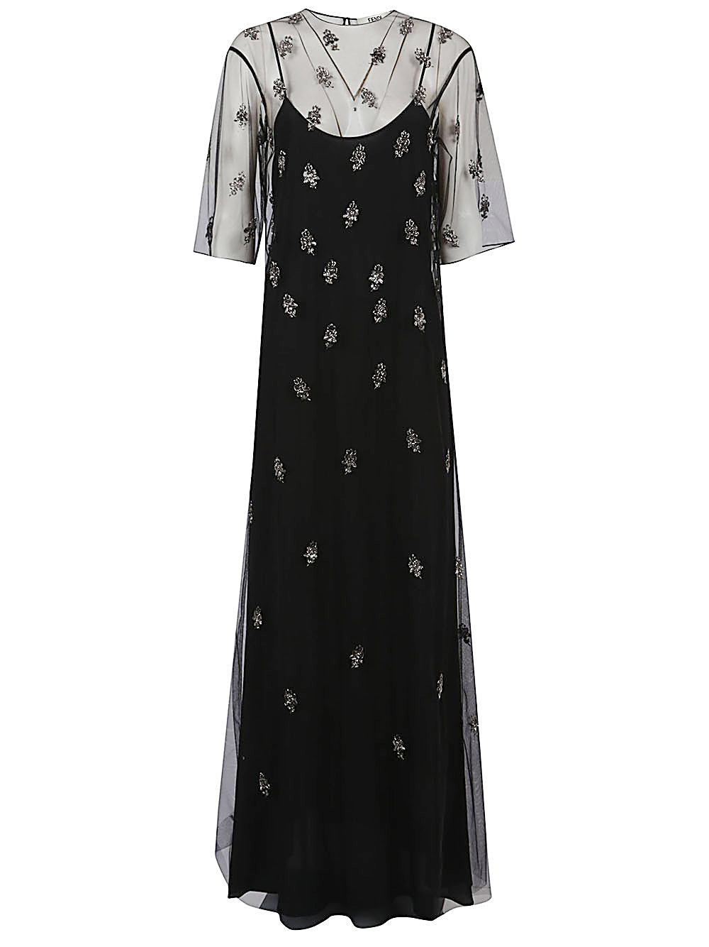 Fendi Dresses Black Polyamide
