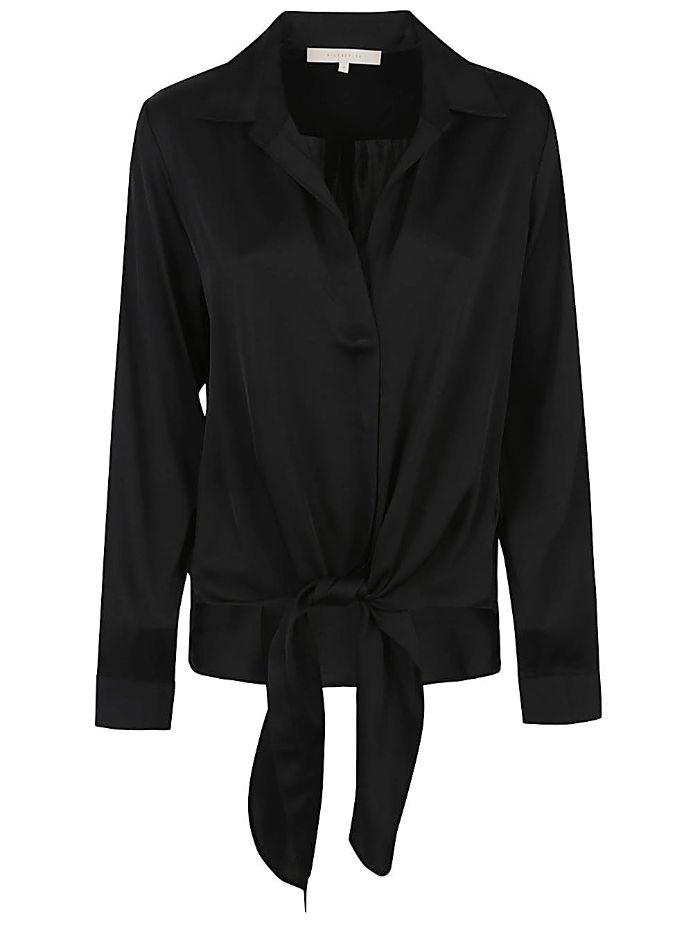 Silk95five Shirts Black Silk Elastane