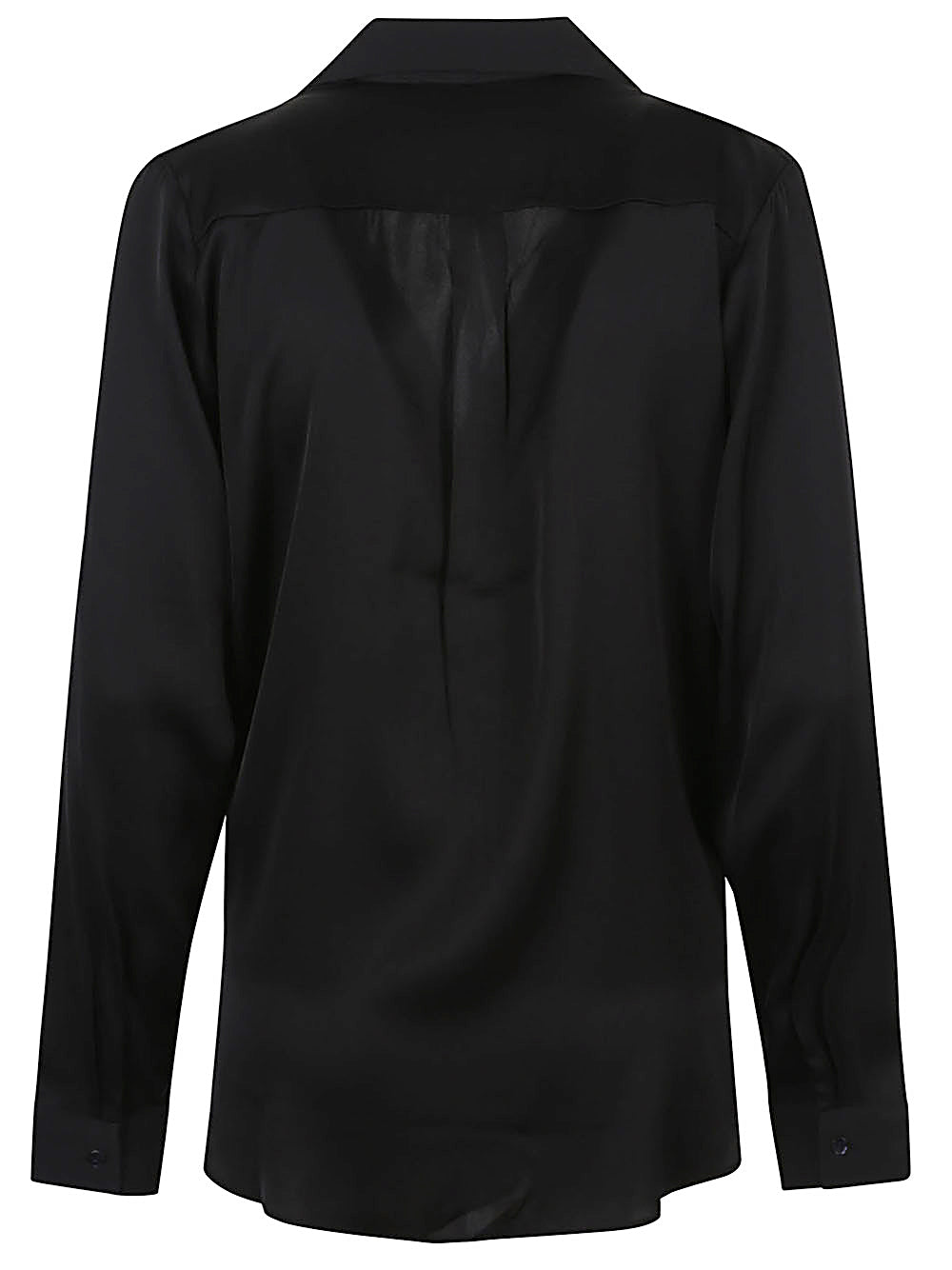 Silk95five Shirts Black Silk Elastane