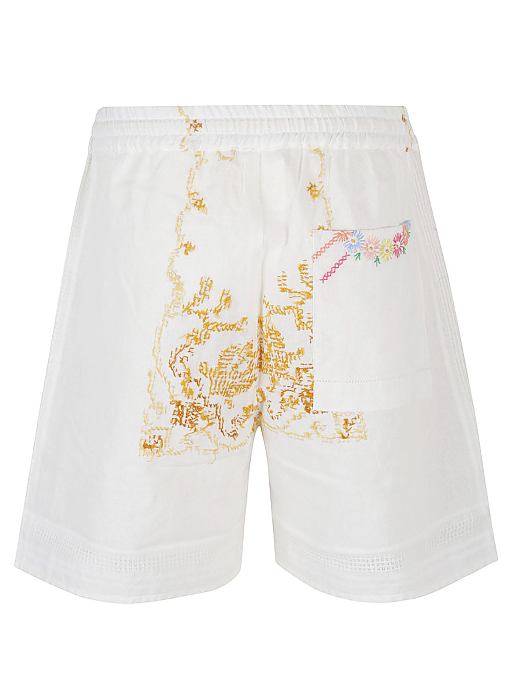 Front Street Shorts White Cotton