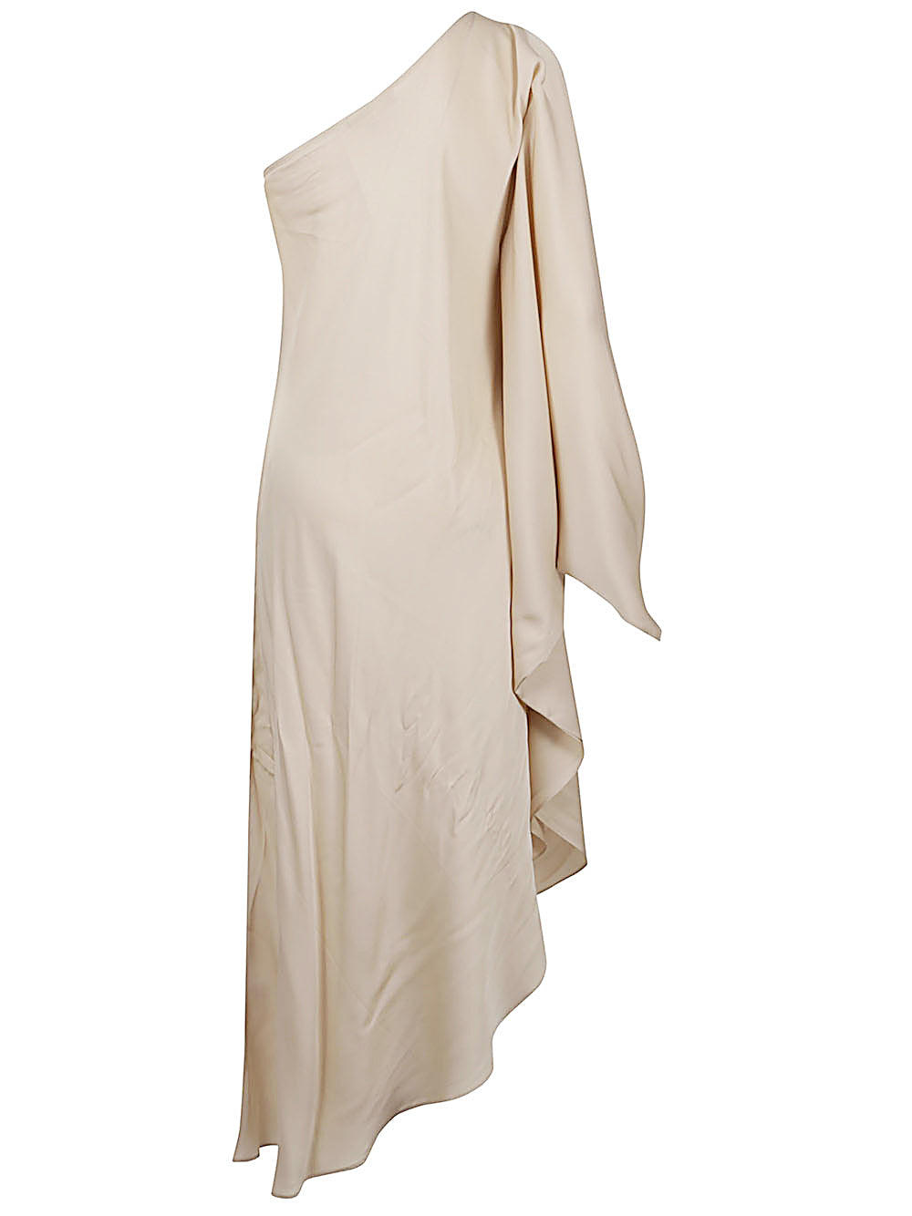 Silk95five Dresses Beige Silk Elastane