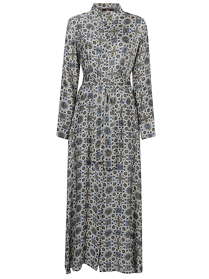 Obidi Dresses Clear Blue Silk