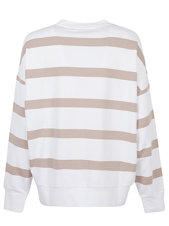 Ea7 Sweaters Beige Cotton Elastena