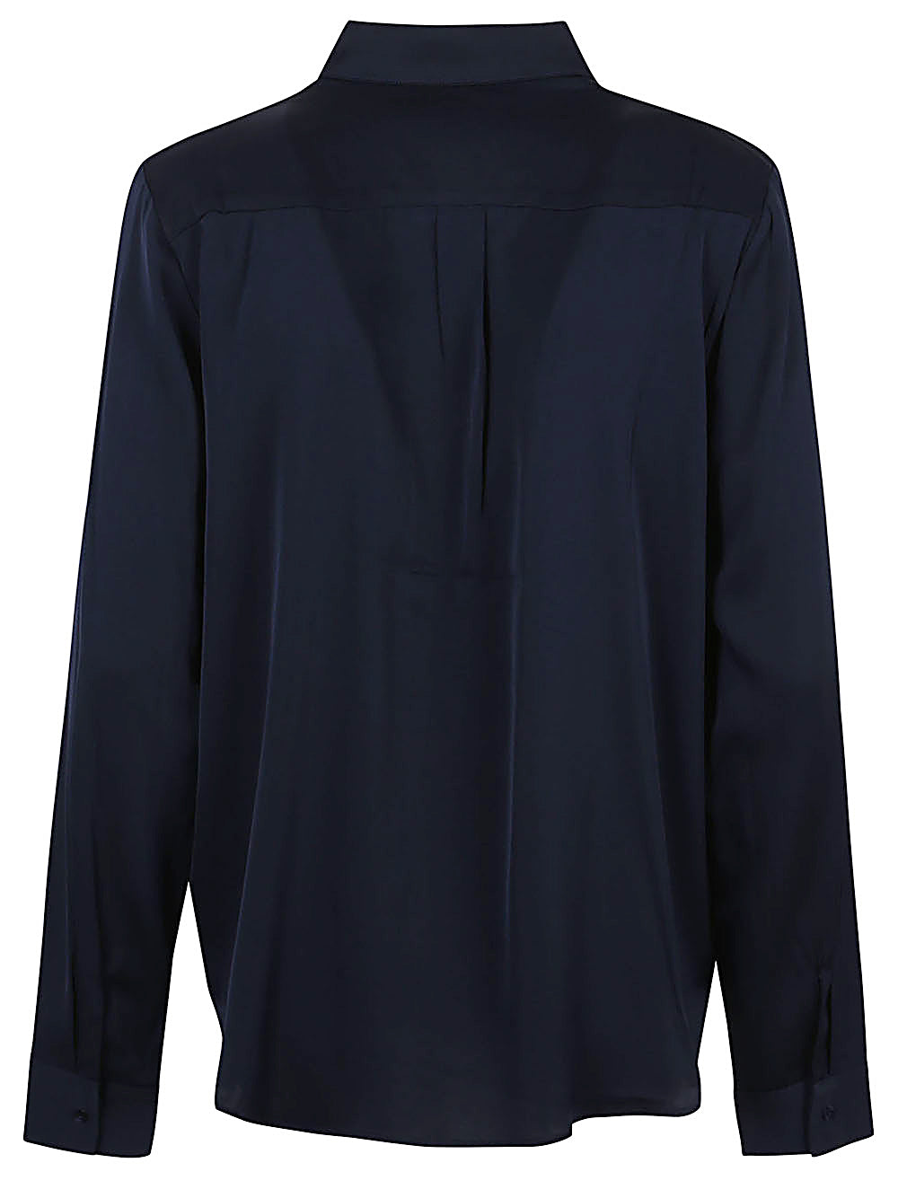 SILK95FIVE Shirts Blue Silk Elastane