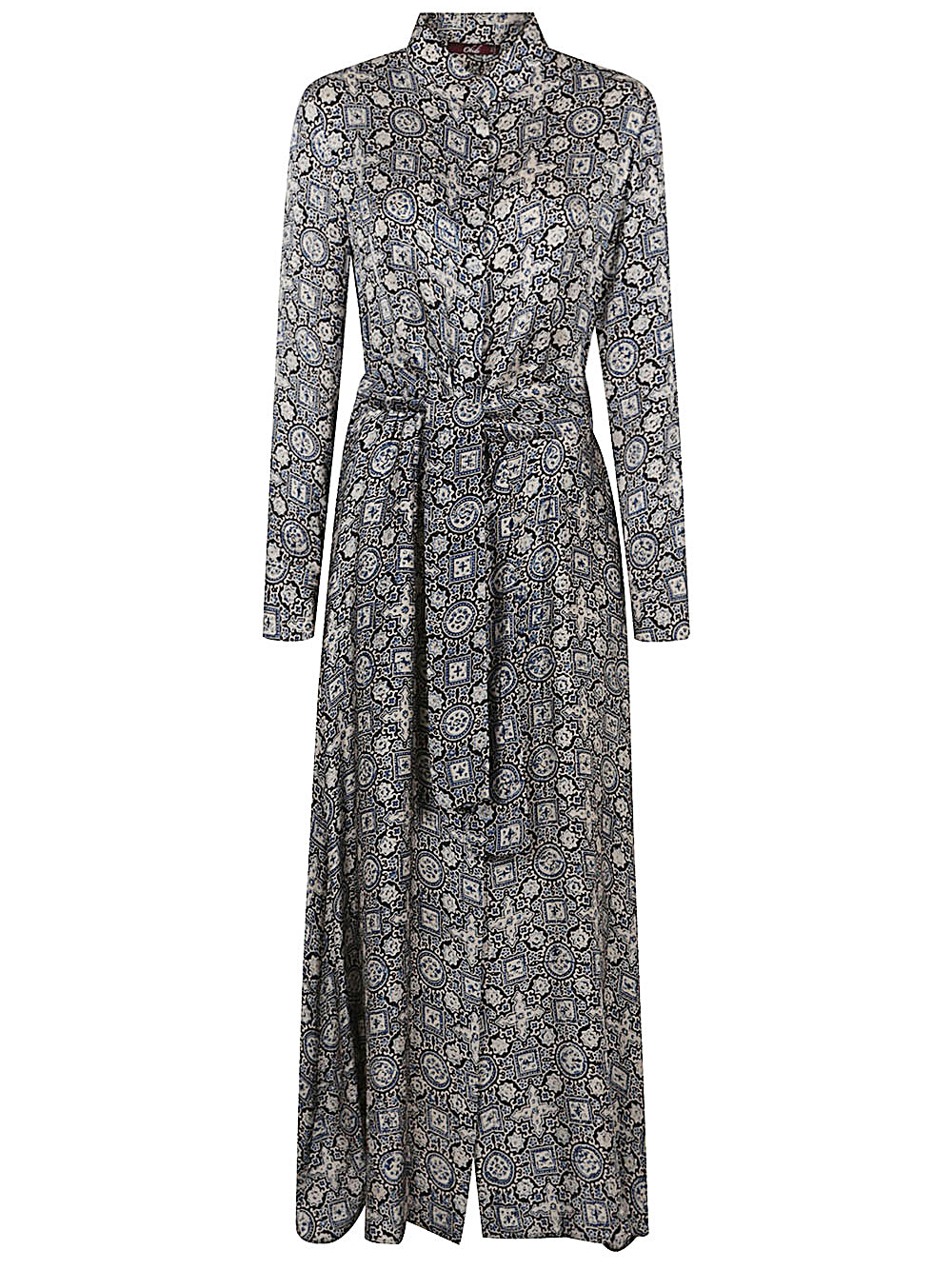 OBIDI Dresses Blue Silk