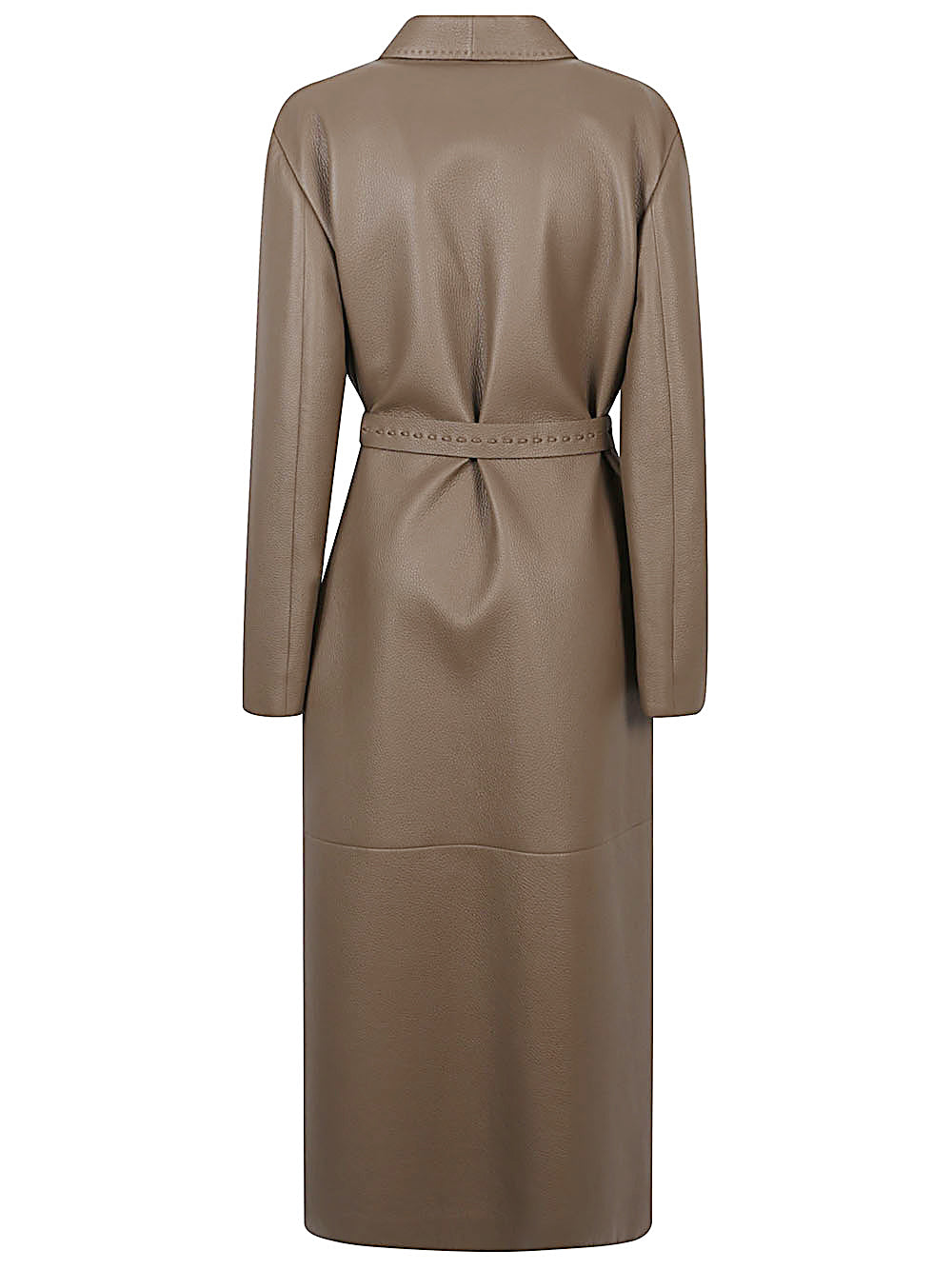 Fendi Coats Brown Deer Leather