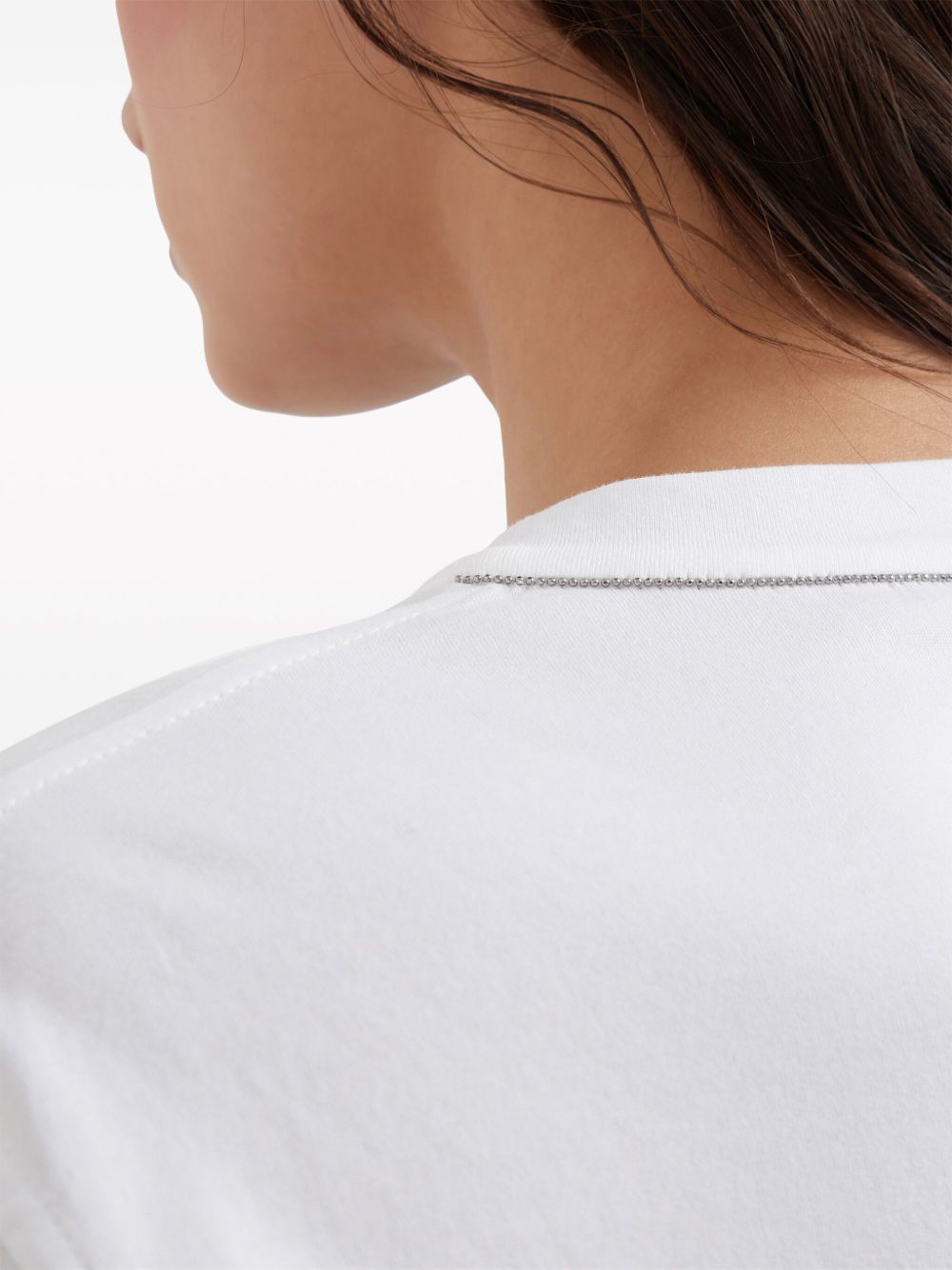 Brunello Cucinelli T-Shirts And Polos Bianco Cotton
