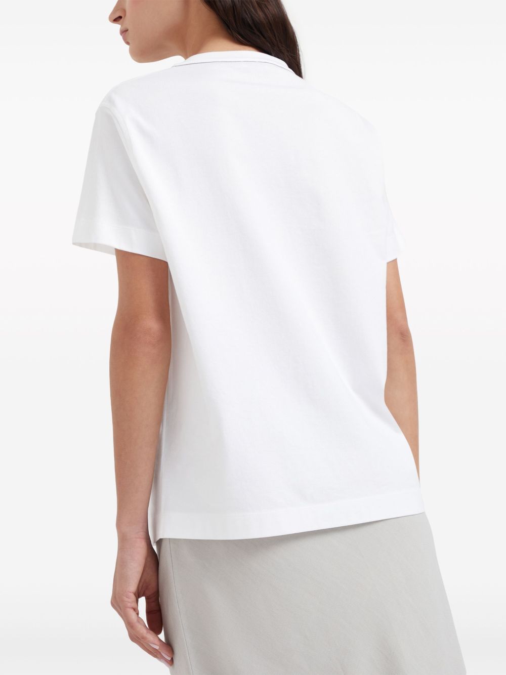 Brunello Cucinelli T-Shirts And Polos Bianco Cotton