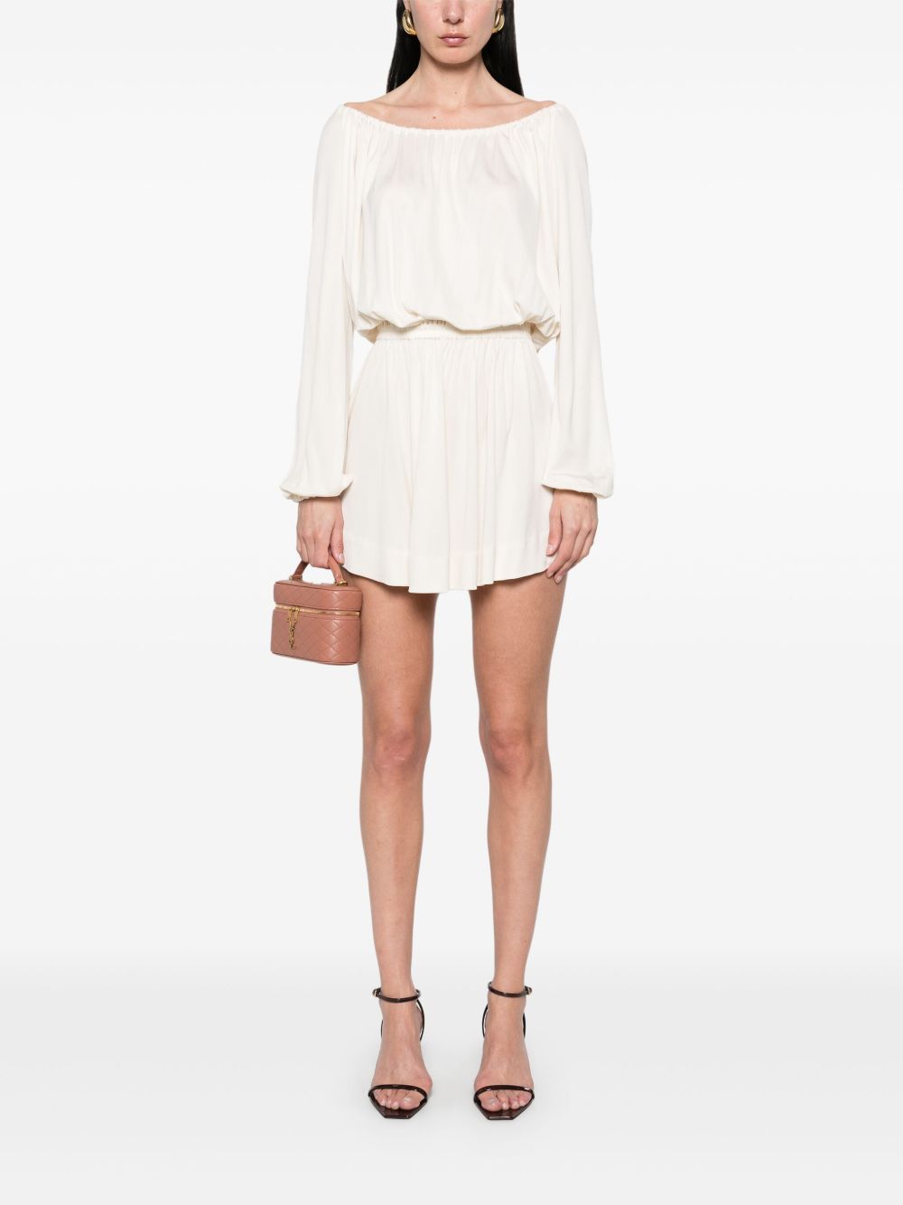 Saint Laurent Dresses White Viscose