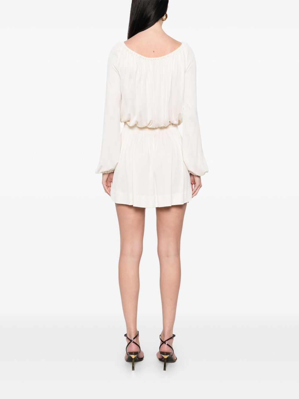 Saint Laurent Dresses White Viscose