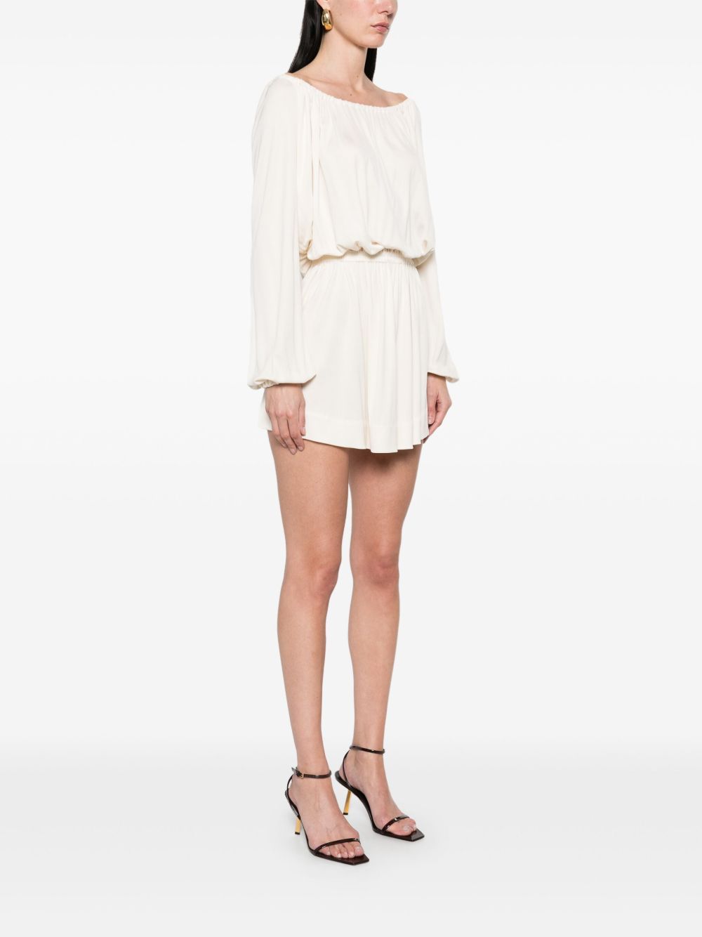 Saint Laurent Dresses White Viscose