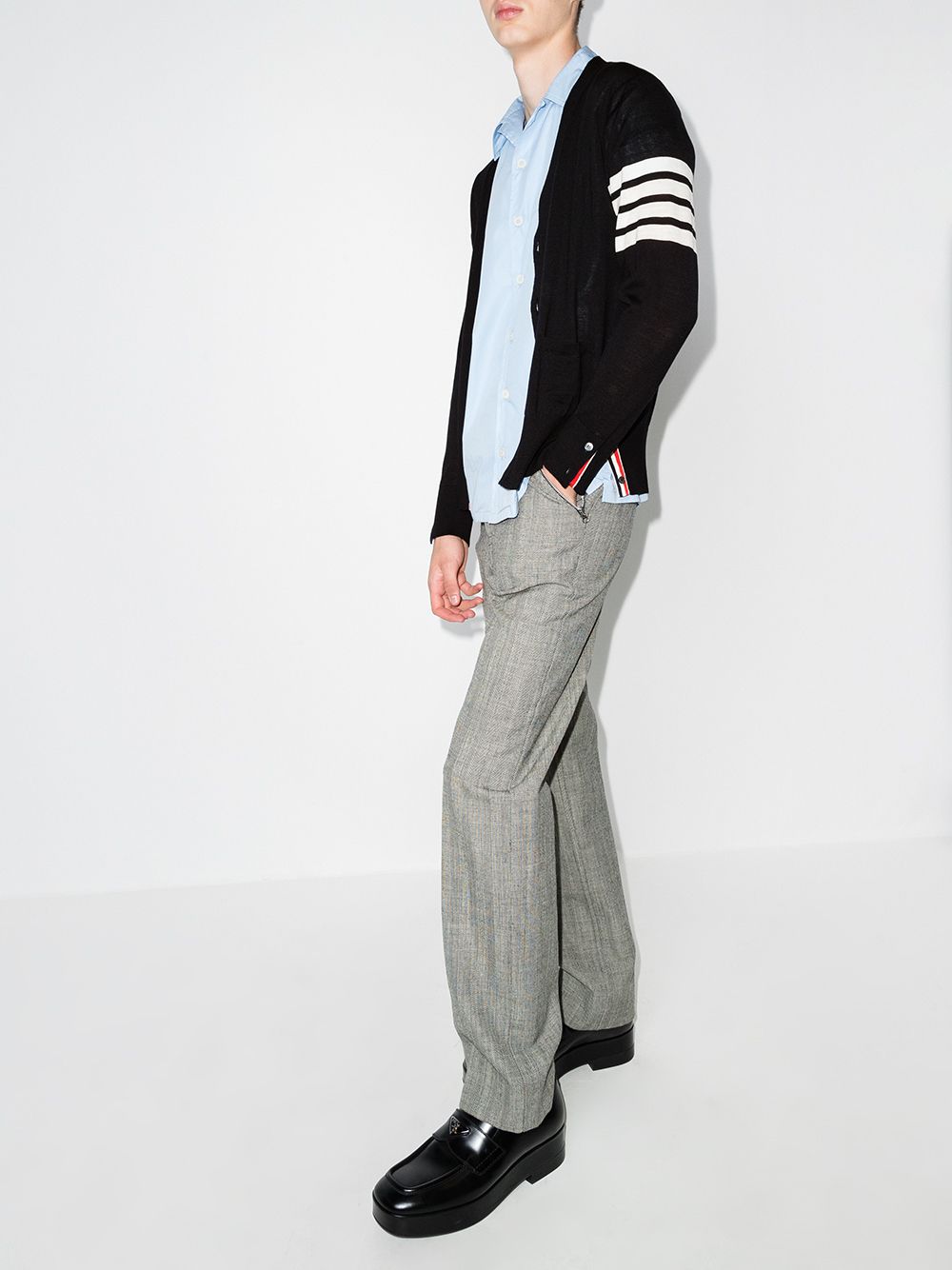 Thom Browne Sweaters Blue Merino