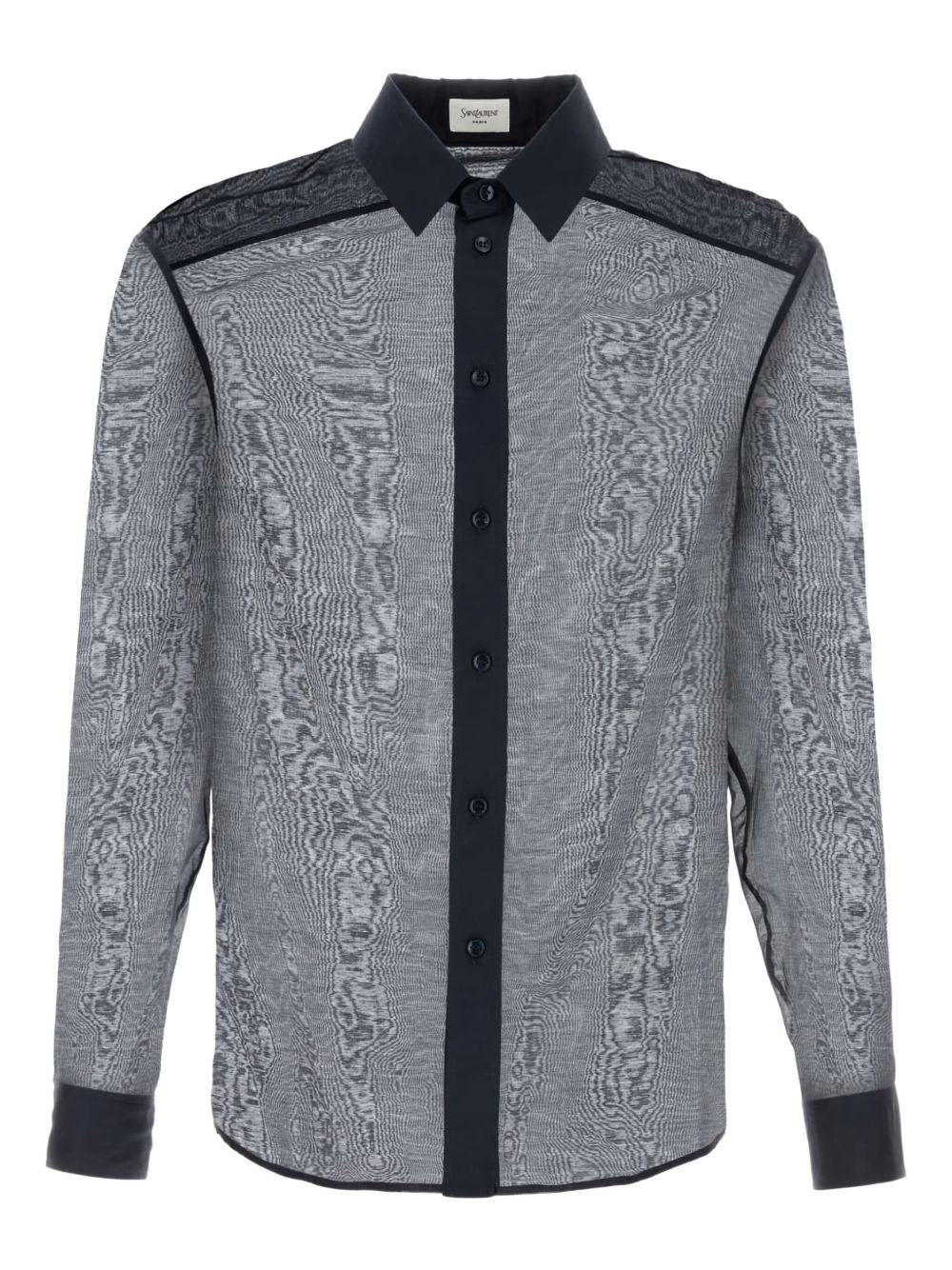 Saint Laurent Shirts Blue Silk