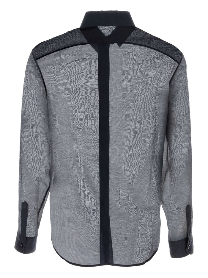 Saint Laurent Shirts Blue Silk