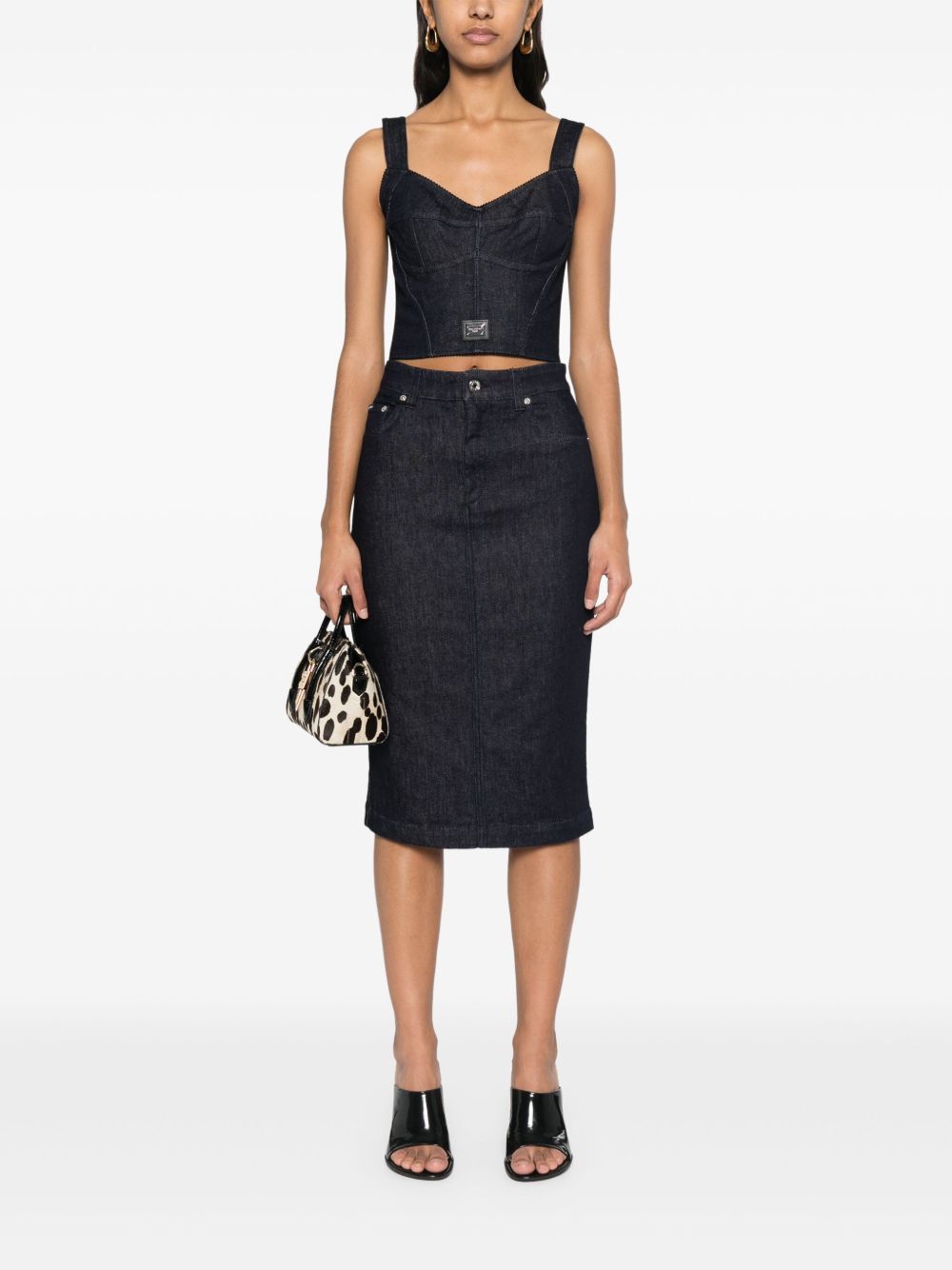 Dolce & Gabbana Skirts Blue Cotton