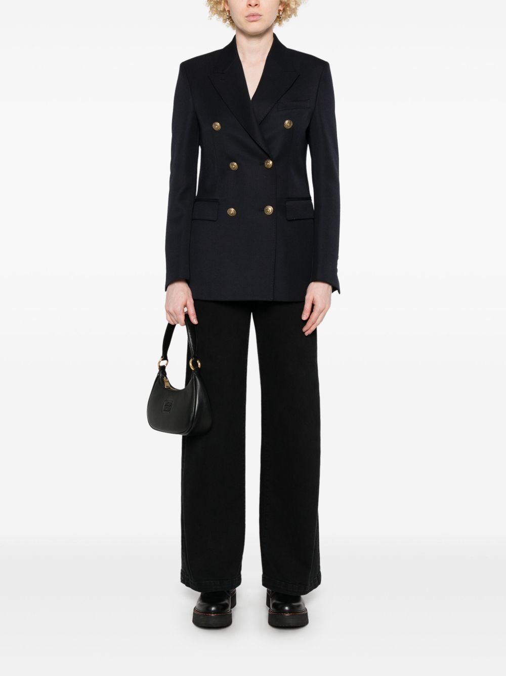 Golden Goose Coats Blue Outer: Polyester
