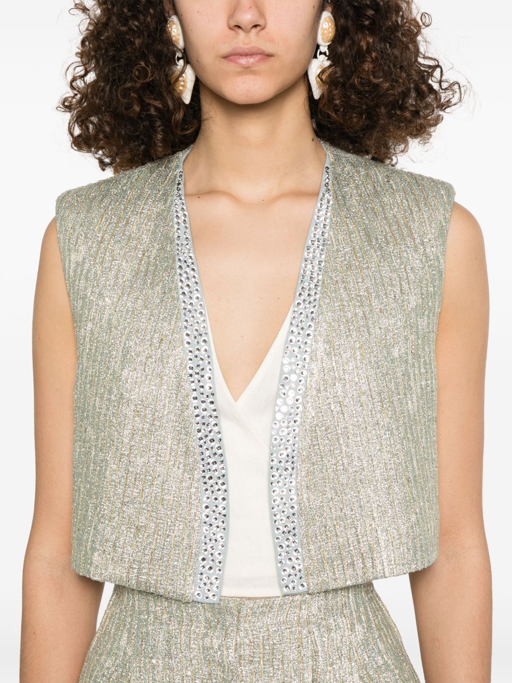 Forte Sweaters Golden Polyester