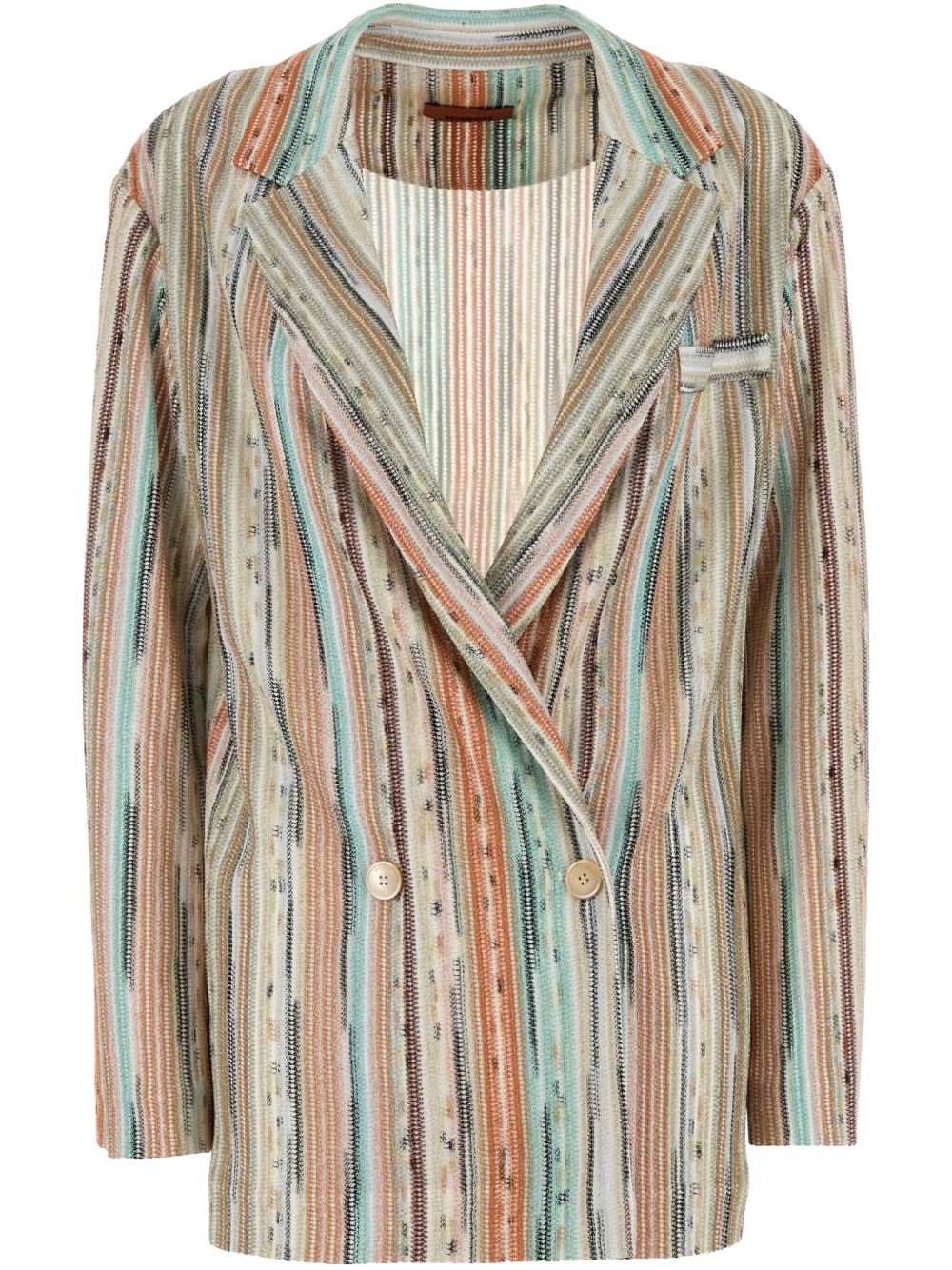Missoni Jackets Orange Viscose Metallic Fiber