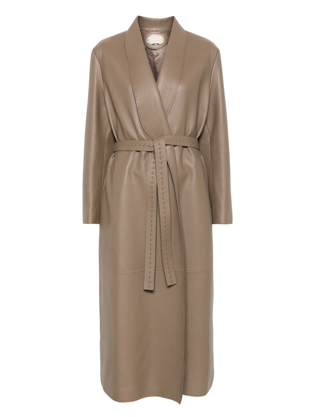 Fendi Coats Brown Deer Leather