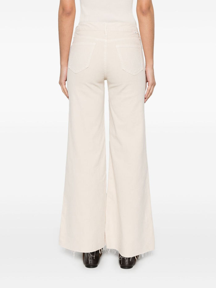 Mother Jeans Beige Elastane