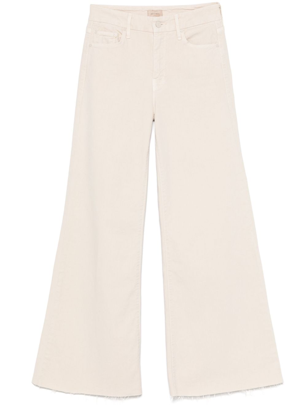 Mother Jeans Beige Elastane