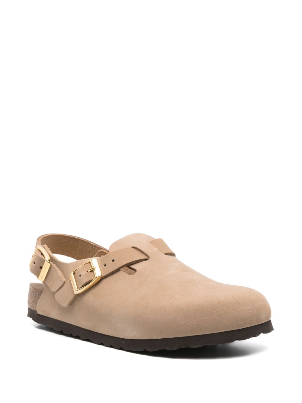 Birkenstock Sandals Beige Calf Leather