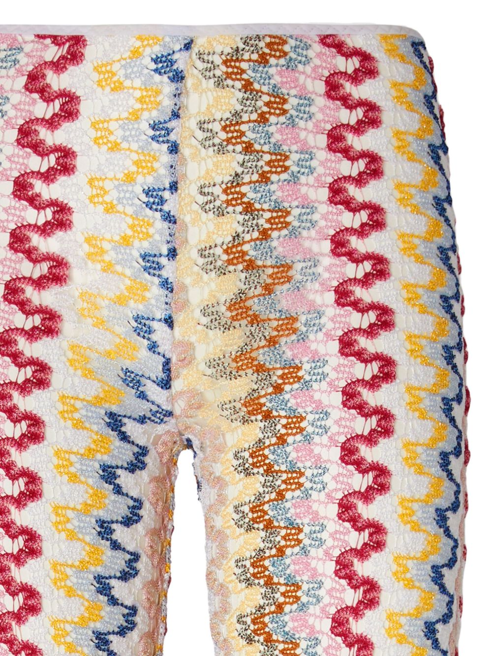 Missoni Beachwear Pre Trousers White Viscose Metallic Fiber