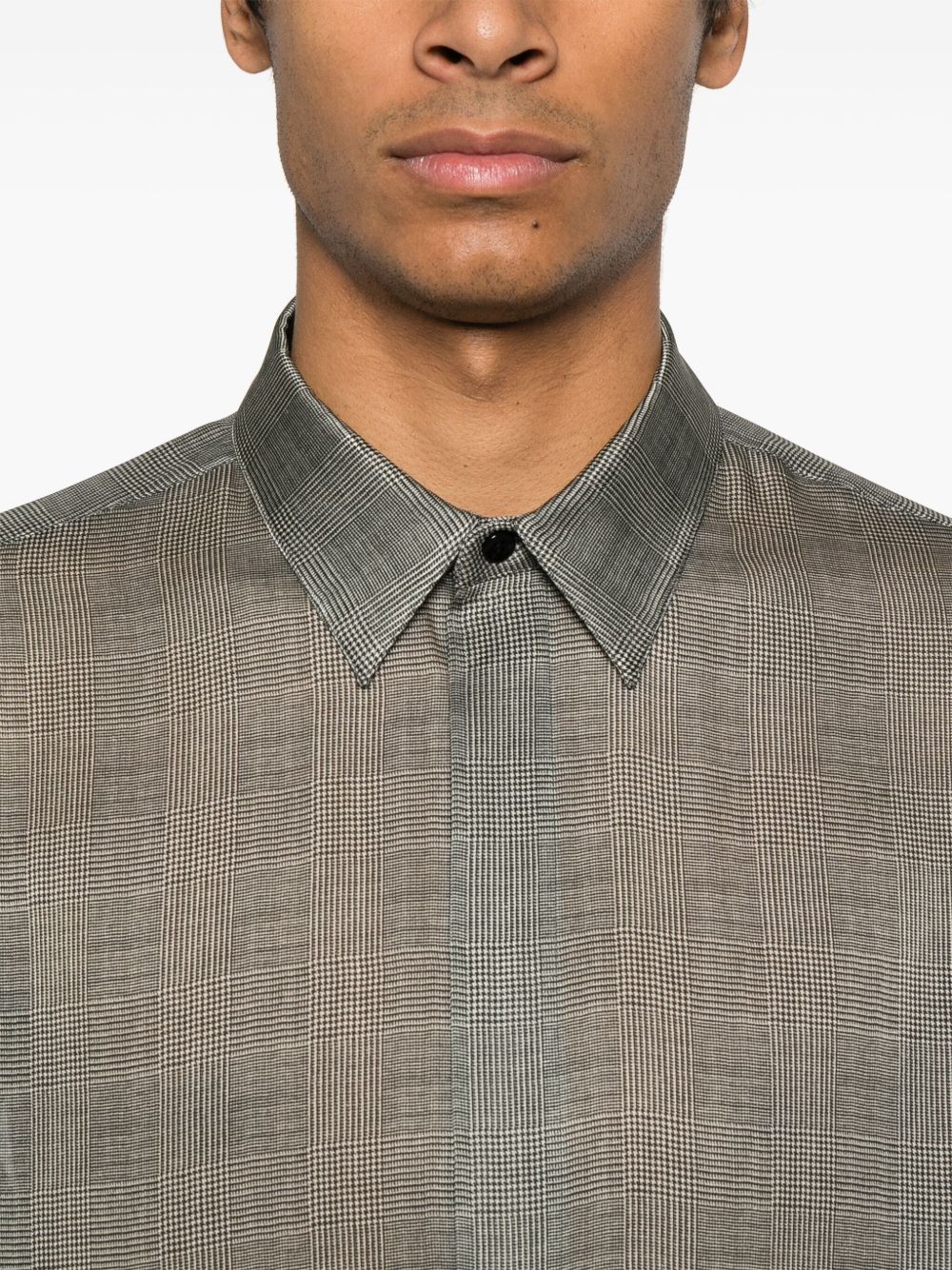 Saint Laurent Shirts Grey Silk