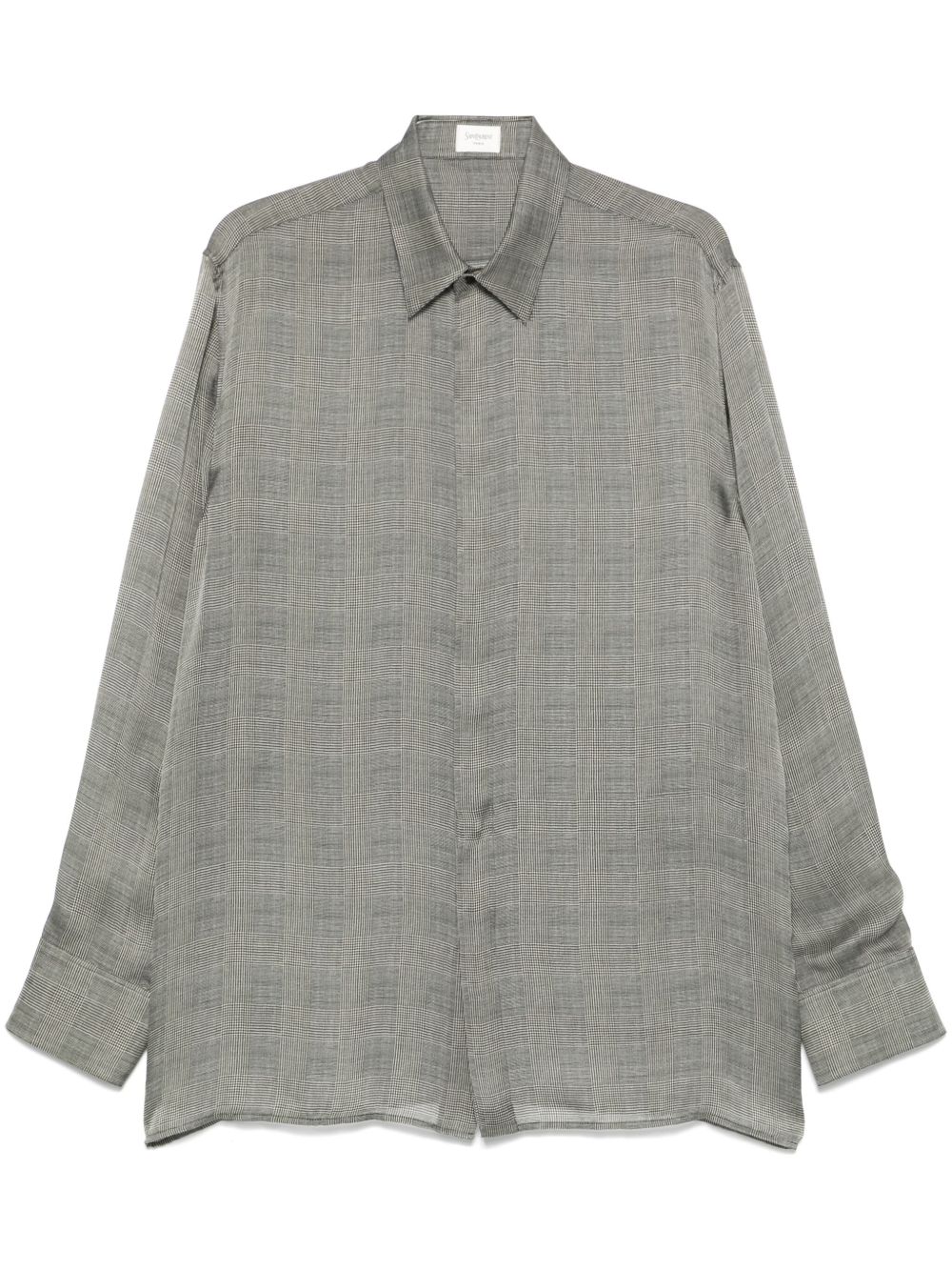 Saint Laurent Shirts Grey Silk