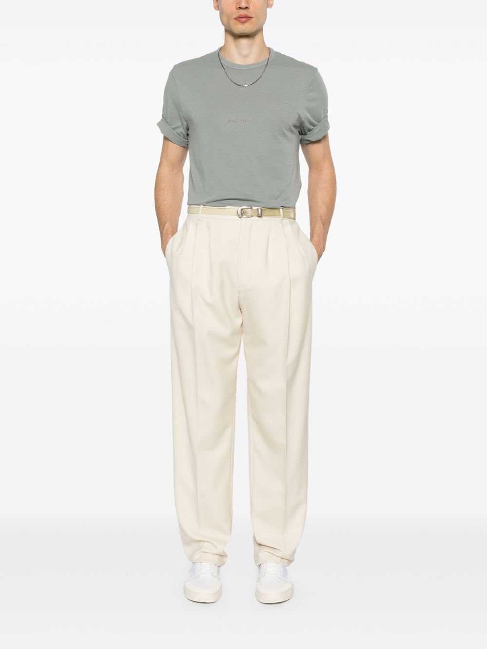 Saint Laurent T-Shirts And Polos Grey Cotton