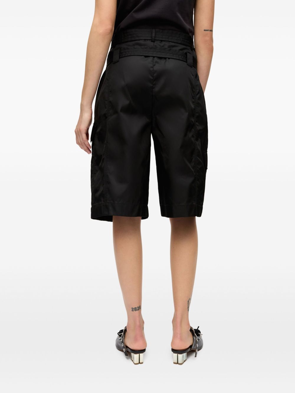 Ganni Shorts Black Fabric