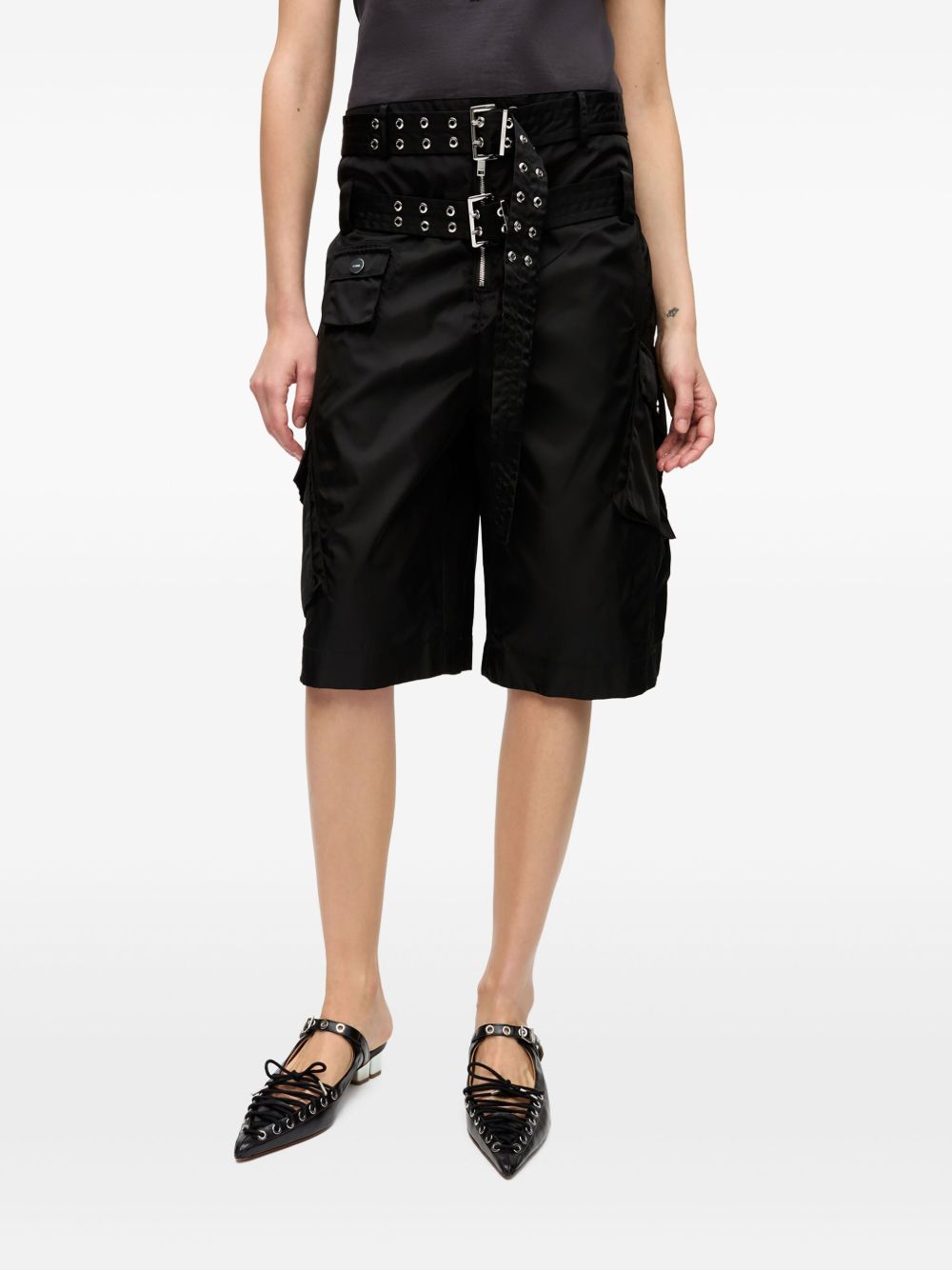Ganni Shorts Black Fabric