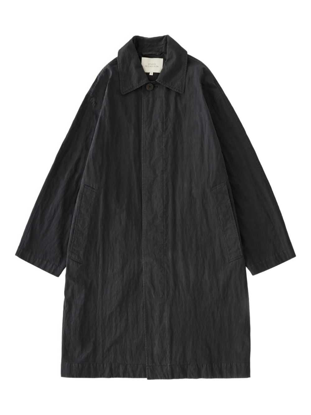 Studio Nicholson Coats Blue Cotton Polyester