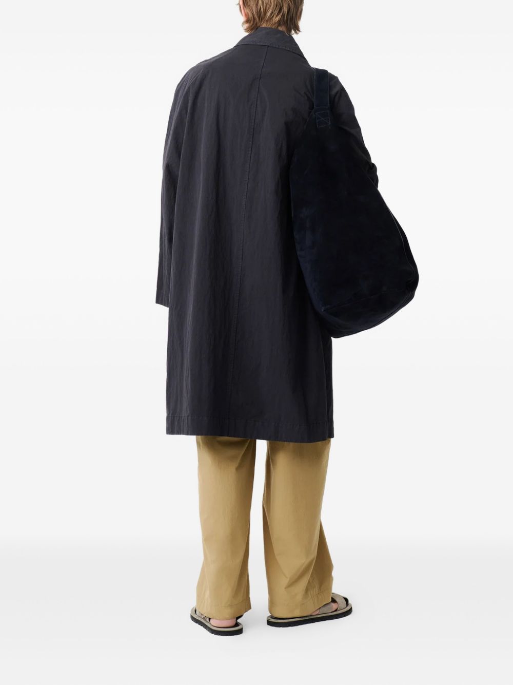 Studio Nicholson Coats Blue Cotton Polyester