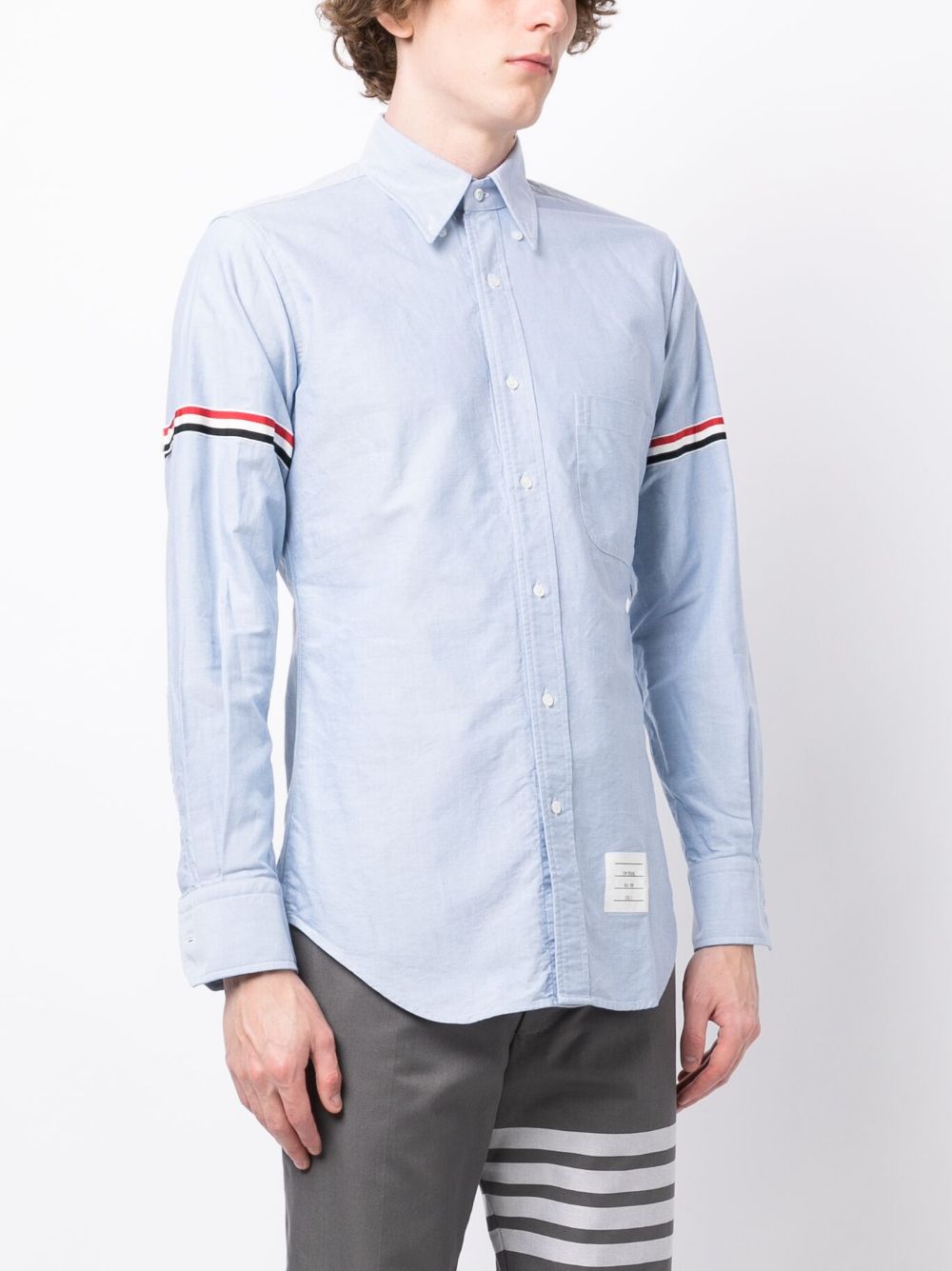 Thom Browne Shirts Clear Blue Cotton