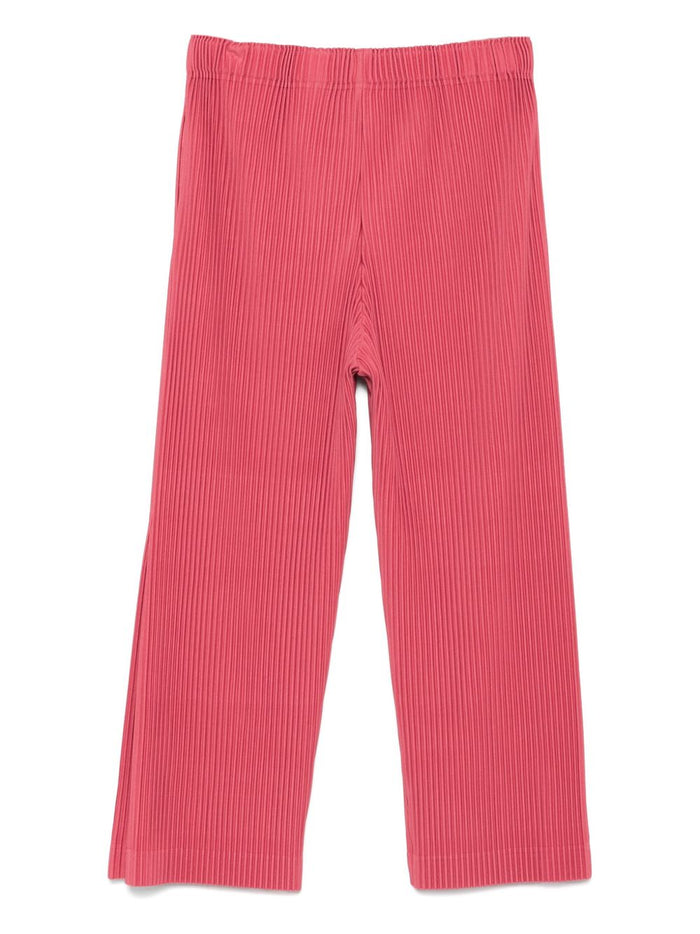 HOMME PLISSE ISSEY MIYAKE Trousers Red Polyester