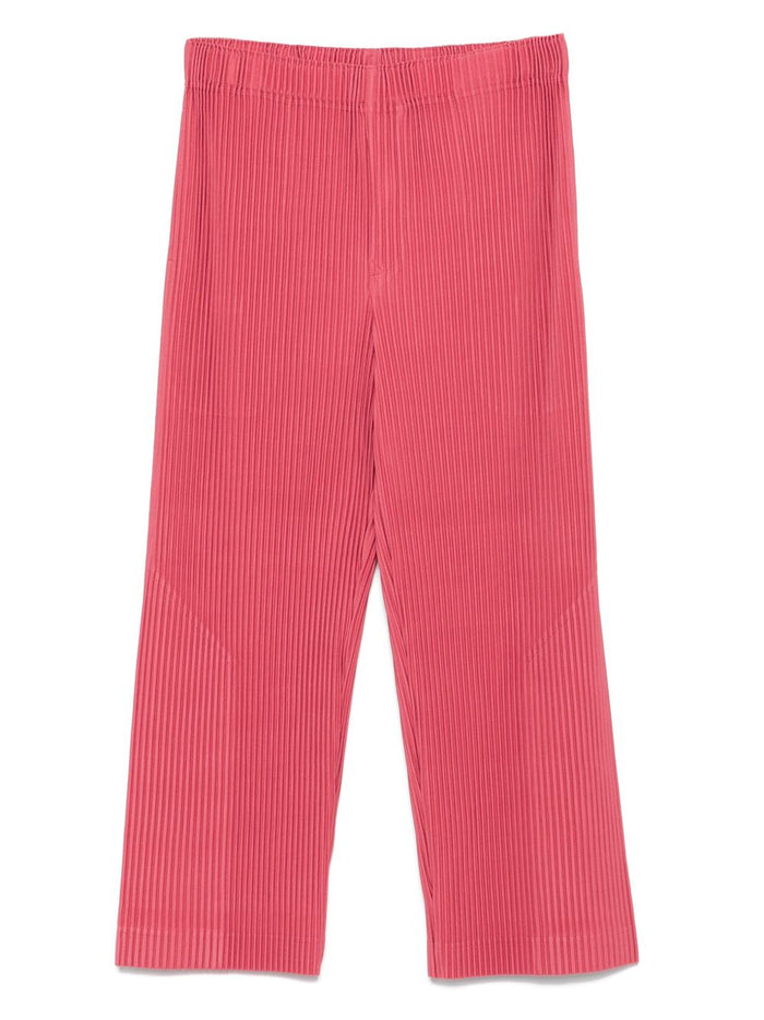 HOMME PLISSE ISSEY MIYAKE Trousers Red Polyester