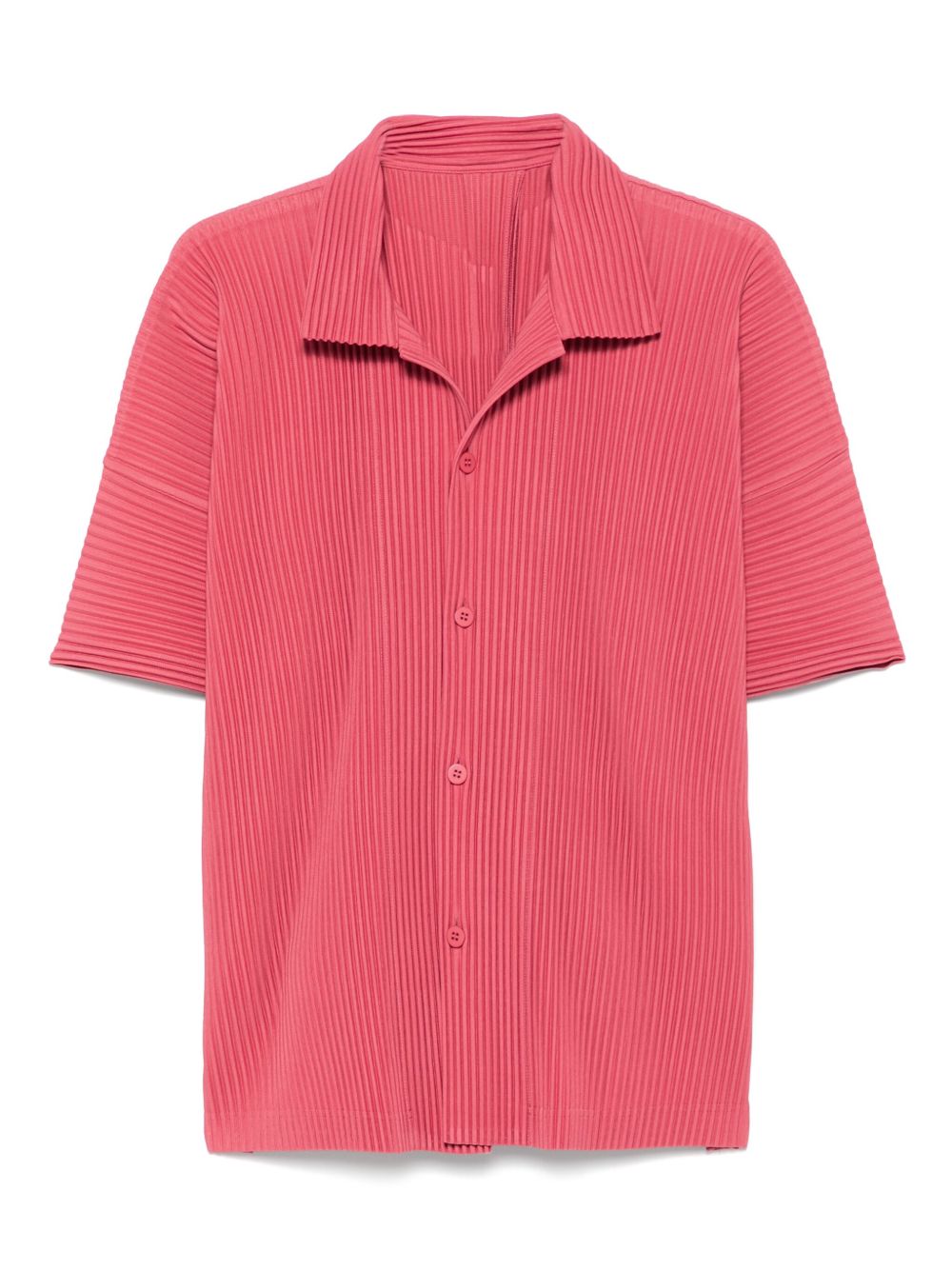 Homme Plisse Issey Miyake Shirts Red Polyester