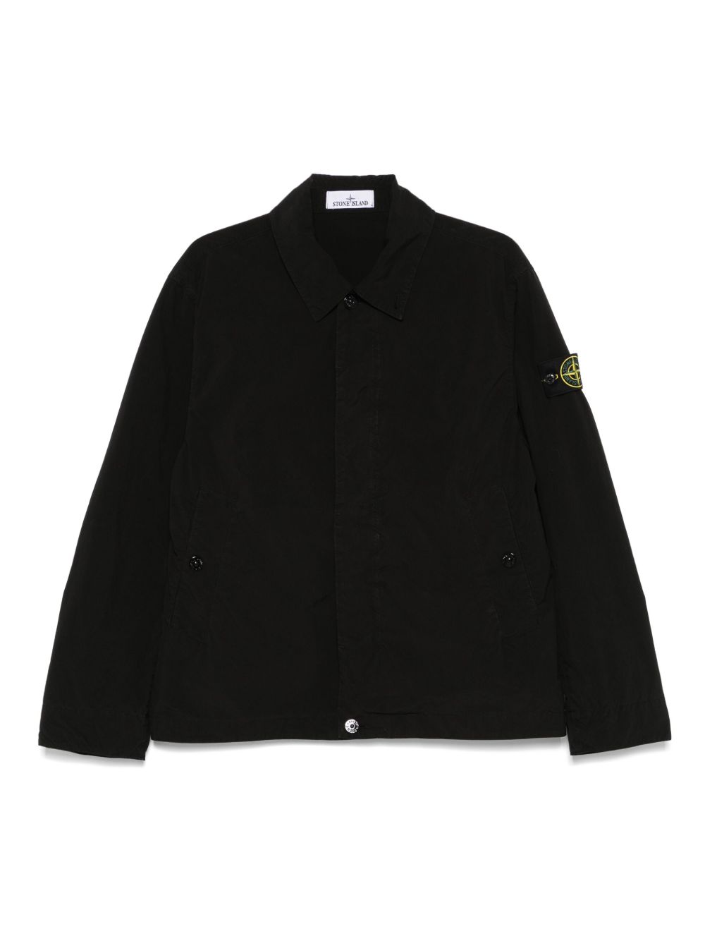 Stone Island Jackets Black Polyester Elastomultiester