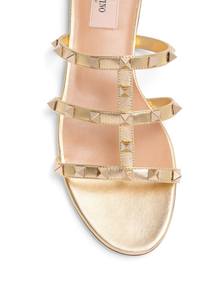 Valentino Garavani Sandals Golden Calf Leather