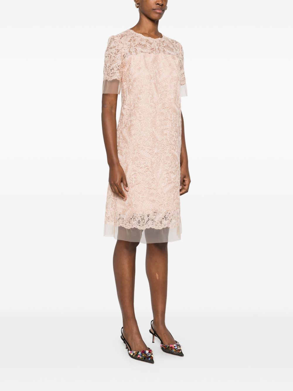Ermanno Scervino Dresses Powder Acetate Silk Polyamide