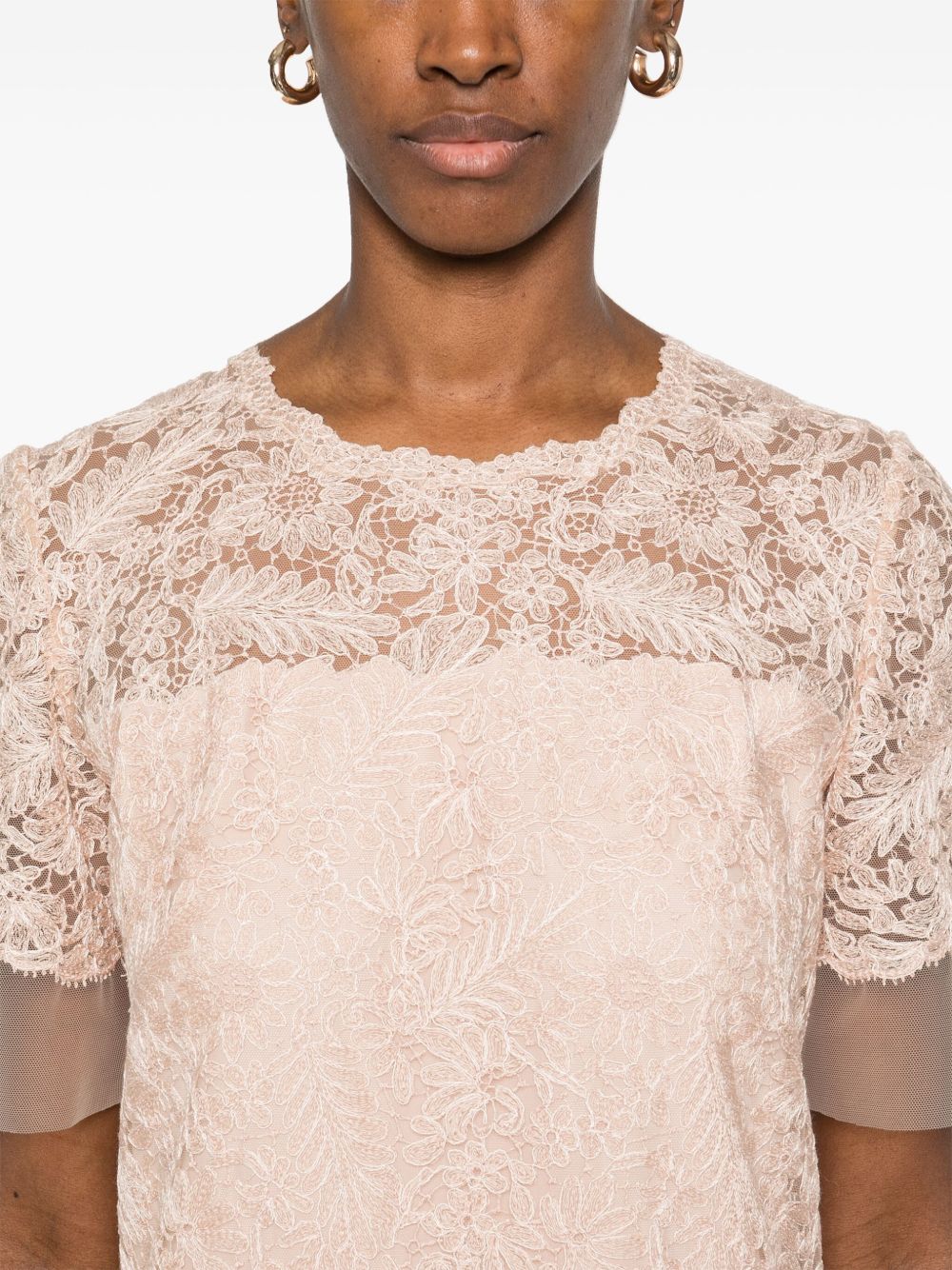 Ermanno Scervino Dresses Powder Acetate Silk Polyamide