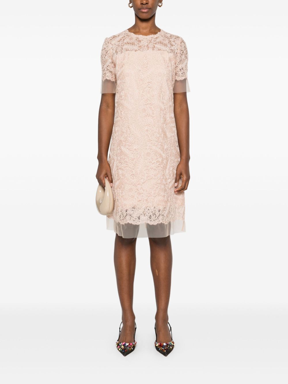 Ermanno Scervino Dresses Powder Acetate Silk Polyamide
