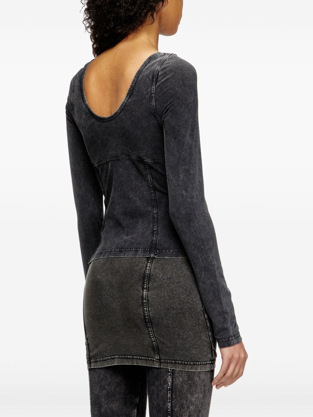 Diesel Sweaters Black Cotton Elastane