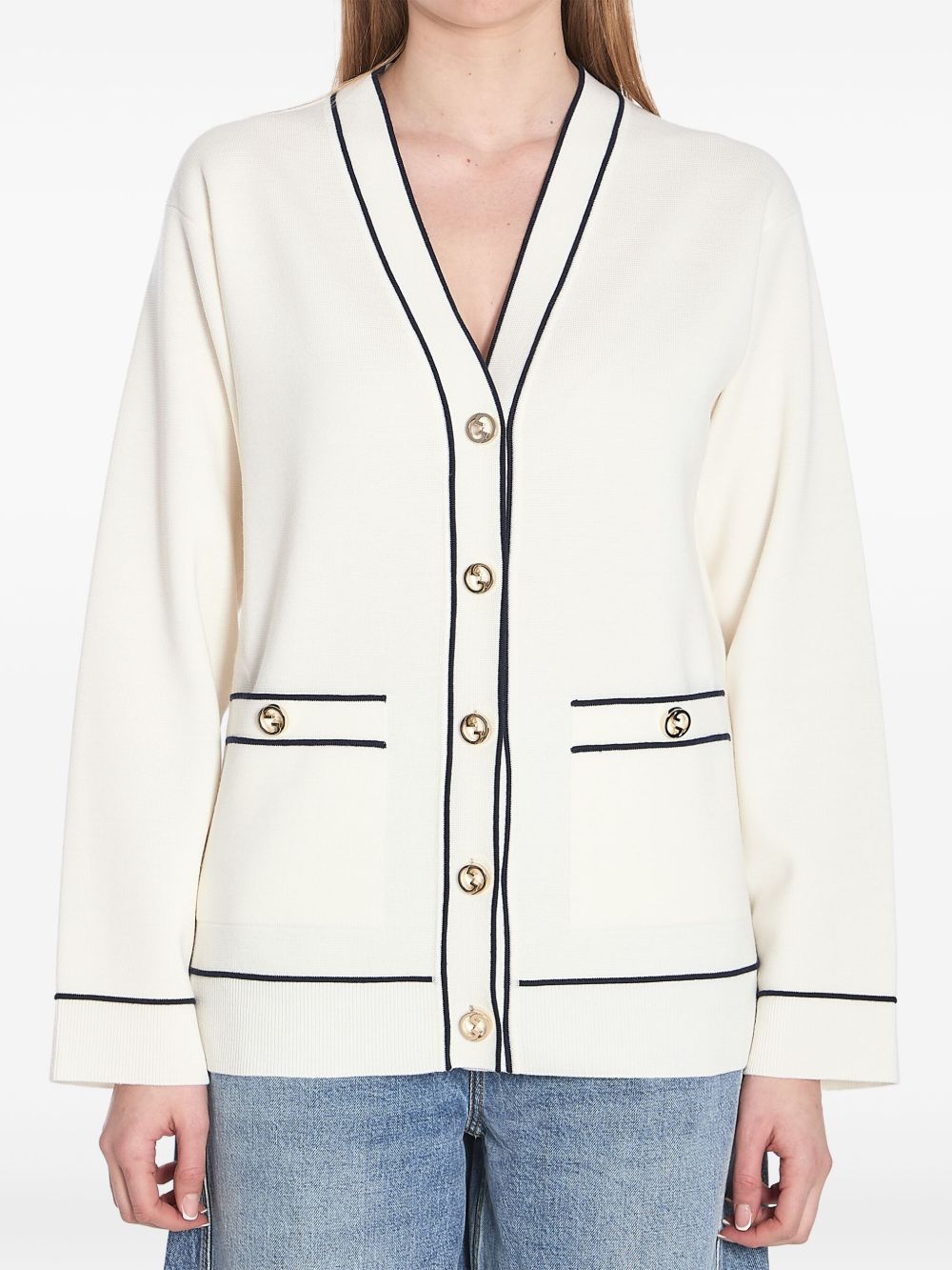 Gucci Sweaters White Wool