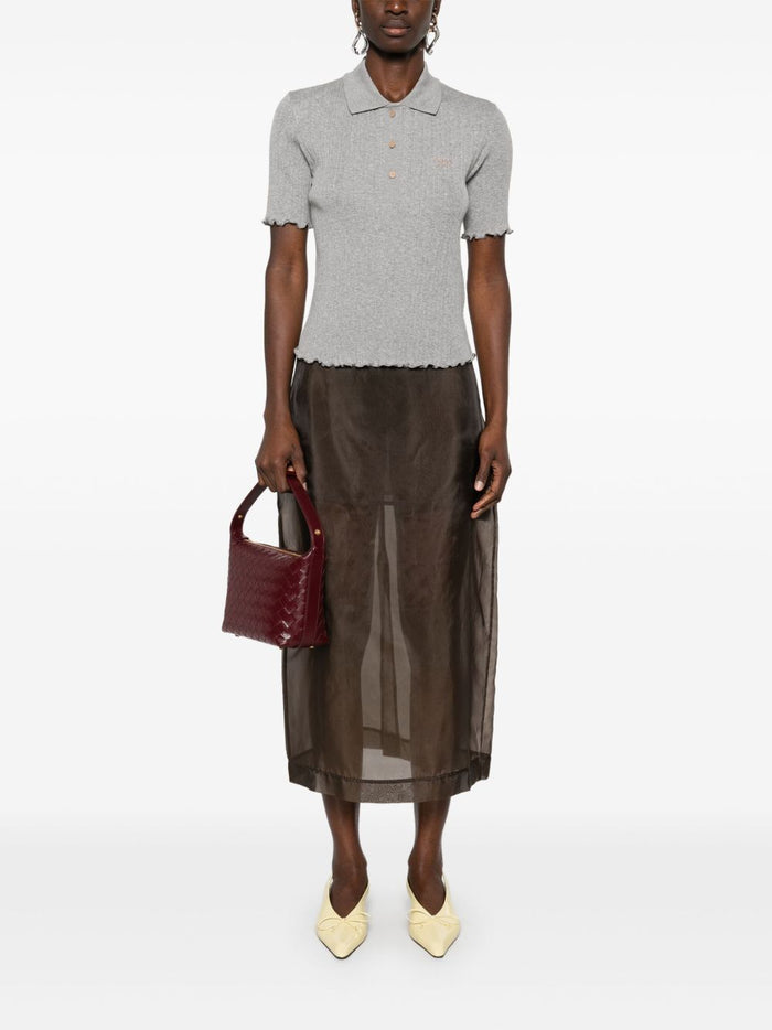 Fendi T-Shirts And Polos Grey Cotton