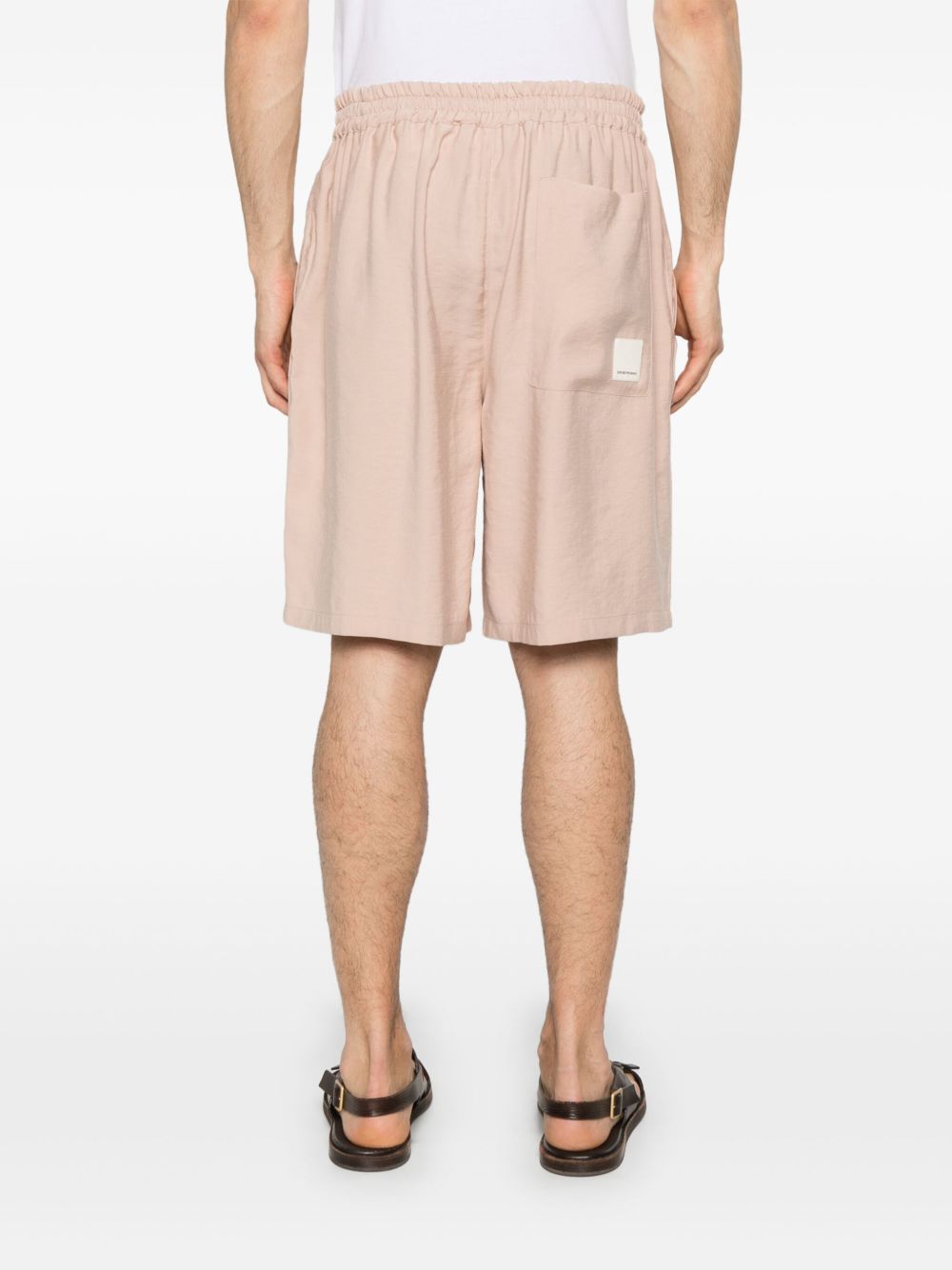 Emporio Armani Shorts Cipria Polyester Cotton
